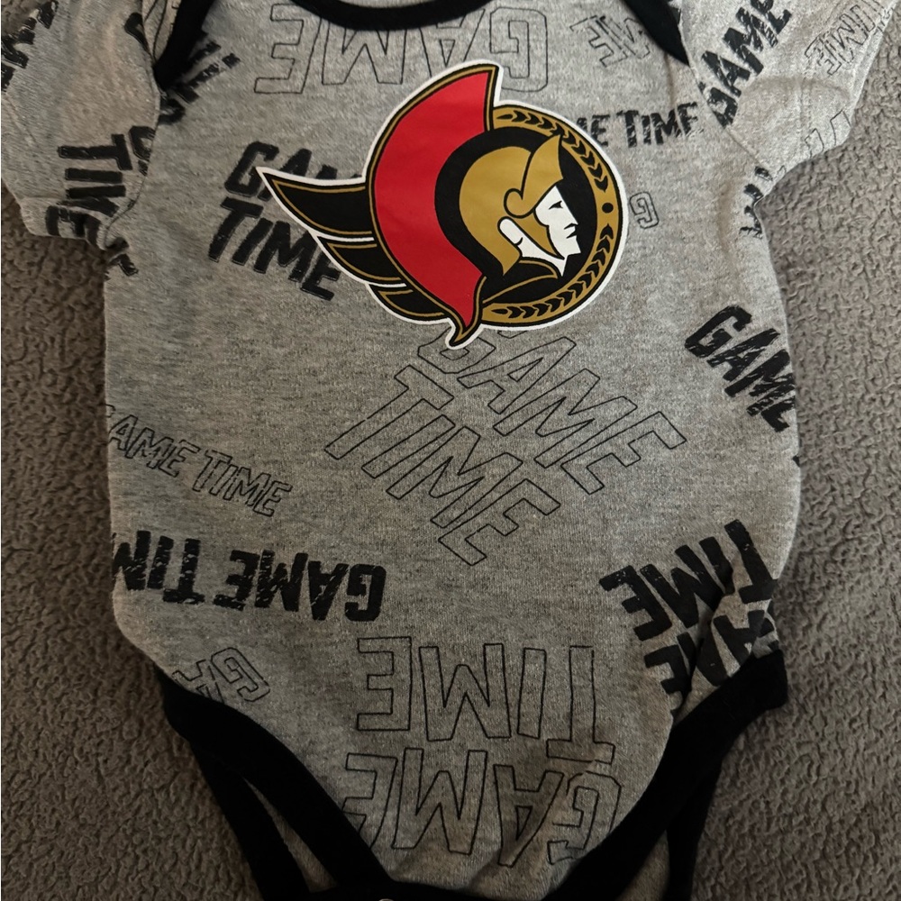 NHL Ottawa Senators Game Time Onesie